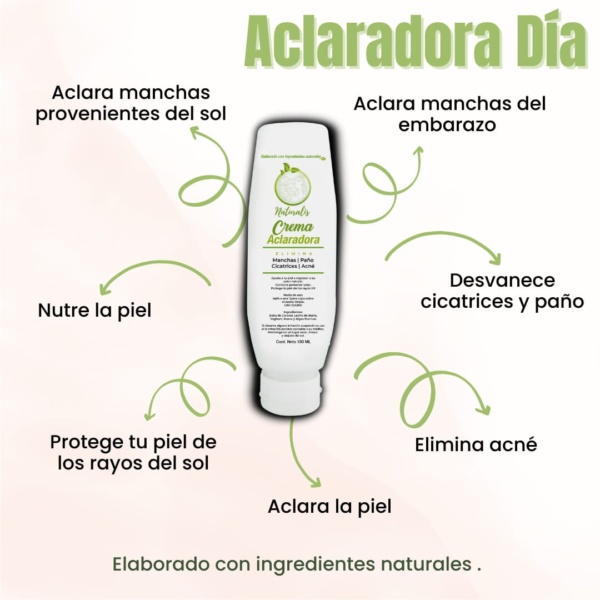 Crema Aclaradora Facial de Día